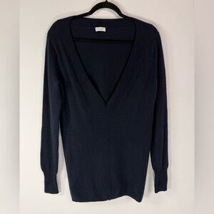 Club Monaco Navy Blue Cashmere Sweater - Medium
